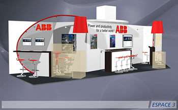 3D - Stand ABB - Analyse Industrielle 2009